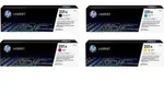 HP Original 201A Toner 4er Set schwarz, cyan, magenta, gelb(CF400A, CF401A, CF403A,