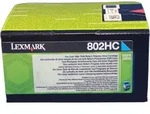 802HC R&uuml;ckgabe-Toner Cyan Kapazit&auml;t 3000 Seiten kompatibel zu den Modellen /