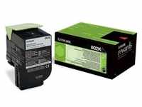 Lexmark 80C20KE 802KE Toner-Kit schwarz corporate, 1.000 Seiten ISO IEC 19798 für