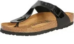 Birkenstock Gizeh, Damen Pantolette, schwarz(schwarz), Gr. 35 - Schwarz - 35