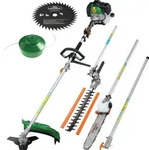 GARDEBRUK&reg; Benzin Motorsense Freischneider 5 in 1 Heckenschere Rasentrimmer