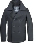 Brandit Pea Coat Jacke, schwarz, S - Schwarz - S