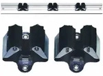 EGUFER 125-SB PraxGer&auml;tehalter 2St.25mm Gummi SB, schwarz (1 St&uuml;ck)