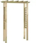 vidaXL Gartenlaube Rosenbogen 150 x 60 x 204 cm Holz Impr&auml;gniert - Braun