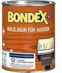 Bondex Holzlasur F&uuml;r Au&szlig;en 750 ml dunkelgrau - Grau