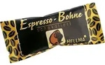 Hellma Espresso-Bohne in Zartbitterschokolade 380er