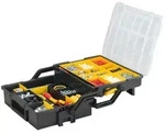 Stanley Organizer Sortmaster Multilevel, Kasten f&uuml;r Kleinteile, Kunststoff, Schwarz,