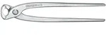 Knipex Monierzange Zange verchromt in 220 mm L&auml;nge - 99 04 220