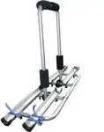 EAL 11807, Fahrradtr&auml;ger, Vordere Anh&auml;ngerkupplung, Aluminium, Silber - Silber