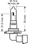 Osram Gl&uuml;hlampe, Fernscheinwerfer 9005-01B