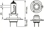 Bosch Gl&uuml;hlampe, Fernscheinwerfer 1 987 302 071