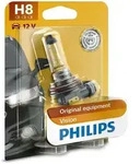 1x PHILIPS H8 Gl&uuml;hlampe Fernlicht 12V 35W PGJ19-1 Halogen 12360B1