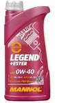 Mannol Neuware 07/2023 Motor&ouml;l 0W40 Legend+Ester 1 Liter (7901) (Synthetisch)