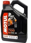 Motul 7100 10w40 4L 4T Ma2 &Ouml;l Motorrad Quad Cross Roller 4T - Schwarz