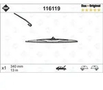 SWF DAS ORIGINAL Heckscheibenwischer St&uuml;ck f&uuml;r VW Golf IV Schr&auml;gheck (1J1) 340mm