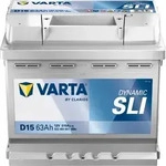 Varta D15 - Autobatterie Dynamic SLI 12V / 63Ah / 610A