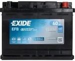 EXIDE EL600 EFB Pb Starterbatterie 12V 60Ah/C20 - 640A(EN)