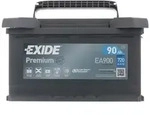 EXIDE Premium EA 900 Pb Starterbatterie 12V 90 AH/C20 - 720A(EN)