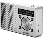TechniSat DIGITRADIO 1 | Tragbares DAB+ & UKW-Radio, Akku - Silber