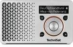 TechniSat DIGITRADIO 1 | Tragbares DAB+ & UKW-Radio, Akku - Orange/Silber