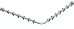 KEUCO KE Brausevorhangstangen-Set PLAN f 4eck-Dusche Winkelf 1000x1000 vc - Silber