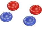 snakebyte PS4 Control:Caps Pack (blue/red) - Bunt