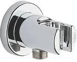 Grohe Relexa Wandanschlussbogen mit Wandhalter chrom - 28628000 - Silber