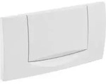 Geberit-Abdeckplatte 200 F mit Bet&auml;tigung von vorne wei&szlig; - Wei&szlig;