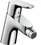 Hansgrohe Focus Bidetmischer Chrom Push-Open - Silber