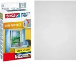 tesa Fliegengitter Comfort Insektenschutz Fenster ohne Bohren grau 1,3 x 1,5 m -