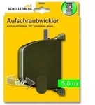 Schellenberg Aufschraubwickler Mini inkl. 5 m Gurt, braun - Braun