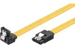 Goobay PC-Datenkabel, 6 Gbit/s, 90&deg; Clip, SATA L-Typ > SATA L-Typ Stecker 90&deg; -