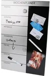 GENIE Wochenplaner Magnettafel Terminplaner Blackboard Wandtafel Pinnwand...