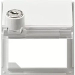 Gira 069766 Adapterrahmen KD BSF Schloss Gira TX_44 (WG UP) Reinwei&szlig; - Wei&szlig;