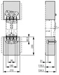 Eaton Abdeckhaube 3pol. breit NZM3-XKSAV