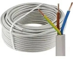 Kunststoff-Mantelleitung NYM-J, 3x1,5mm2, 50m-Ring - Grau