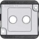 Merten 294660 Wandplatte/Schalterabdeckung Silber (294660) - Wei&szlig;