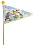 Bike Fashion Kinder Sicherheitswimpel, Maus - Tigerente, 1,60 m, Janosch Tigerente