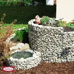 bellissa 95600 Kr&auml;uterspirale 200x150 cm Gabione Kr&auml;uterschnecke Hochbeet