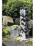 Wasserzapfstelle bellissa Gabione 16 x 16 x 90 cm