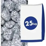 Hamann Granit-Gletscherkies Grau 40-60 mm 25 kg - Grau