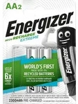 Energizer Accu Recharge Extreme 2300 AA BP2, 2300 mAh, Nickel Metall-Hydrid, AA, 1,2