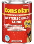 Consolan Wetterschutzfarbe braun 208 5L Holzfarbe Deckfarbe - Braun