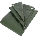 PE Holzabdeckplane 6 x 12 m gr&uuml;n 210g|m2 430612 - Gr&uuml;n