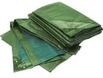 Abdeckplane RAINEXO, 150 g/m2, 10x15 m, gr&uuml;n/blau