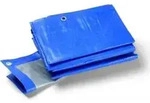 Schuller 46539 Gewebe Schutzplane mit &Ouml;sen, blau /grau, ca. 180gr. Gr&ouml;&szlig;e 5 x 6 m -