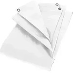 Gewebeplane 5 x 8 m wei&szlig; 180g|m2 450508 - Wei&szlig;