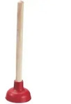Otto Haas Gummi-Ausgussreiniger klein m.Stiel Nr.3101, 1 Stk. - Braun