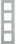 Berker 10146414, Aluminium, Schraubenlos, Berker, Matte, 1 St&uuml;ck(e)