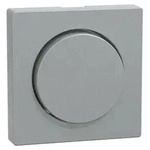 MERTEN Zentralplatte mit Drehknopf - Silber